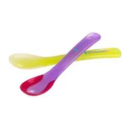 قاشق حرارتی زرد و بنفش 4070 بیبی سیل BABISIL