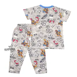 ست تیشرت شلوار بچه گانه پسرانه 12 تا 18 ماه طرح سگ های نگهبان - فروشگاه سیسمونی نوزاد رامینا