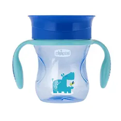 لیوان آبخوری 360 درجه طرح اسب آبی 200 میل چیکو Chicco