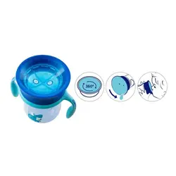 لیوان آبخوری 360 درجه طرح اسب آبی 200 میل چیکو Chicco