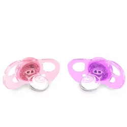 پستانک نوزاد دختر 6+ ماه صورتی و بنفش تویست شیک Twistshake