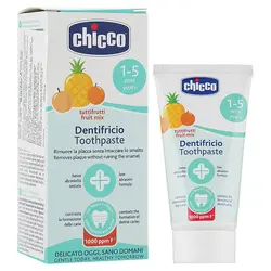 خمیر دندان کودک با طعم میوه ای چیکو chicco - خمیردندان بچه