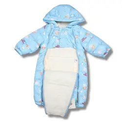 کاپشن سرهمی کلاه دار نوزادی پسرانه طرح فضایی - فروشگاه سیسمونی نوزاد رامینا