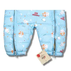 کاپشن سرهمی کلاه دار نوزادی پسرانه طرح فضایی - فروشگاه سیسمونی نوزاد رامینا