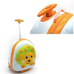 چمدان چرخ دار کودک طرح جوجه تیغی اوپس Oops - فروشگاه سیسمونی نوزاد رامینا