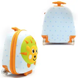 چمدان چرخ دار کودک طرح جوجه تیغی اوپس Oops - فروشگاه سیسمونی نوزاد رامینا