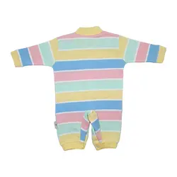 سرهمی مچدار نوزاد طرح راه راه زرافه به آوران Behavaran - فروشگاه سیسمونی نوزاد رامینا