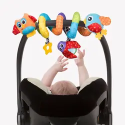 آویز کالسکه و کریر پولیشی طرح پرنده پلی گرو Playgro - فروشگاه سیسمونی نوزاد رامینا