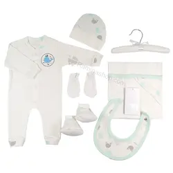 ست لباس بیمارستانی نوزاد 7 تکه طرح وال مادرکر Mothercare - فروشگاه سیسمونی نوزاد رامینا