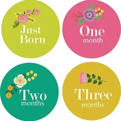 استیکر ماهگرد نوزاد کد 013 بیبی تایم Baby time
