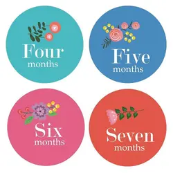 استیکر ماهگرد نوزاد کد 013 بیبی تایم Baby time