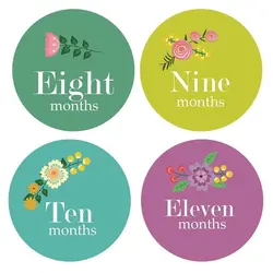 استیکر ماهگرد نوزاد کد 013 بیبی تایم Baby time