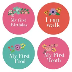 استیکر ماهگرد نوزاد کد 013 بیبی تایم Baby time