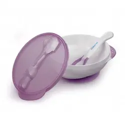 ظرف غذا چسبان همراه با قاشق حرارتی 9832 کیدزمی Kidsme