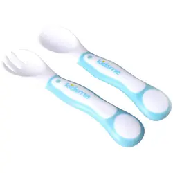 قاشق و چنگال 6+ ماه آبی کیدزمی kidsme