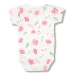 زیردکمه دار آستین کوتاه طرح دو خرگوش تیک تاک Tik Tak - فروشگاه سیسمونی نوزاد رامینا