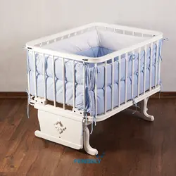 تخت گهواره ای نوزاد آبی فندلی Fendely