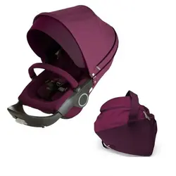 مجموعه کالسکه کریر و ساک لوازم طرح استاک دوکس به به DouxBebe Stokke Xplory