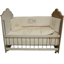 ست رختخواب نوزاد طرح گوسفند بیبی فورلایف Baby4life