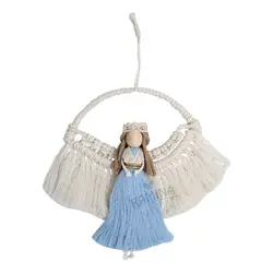 آویز عروسکی مکرومه ملکه Happy - فروشگاه سیسمونی نوزاد رامینا