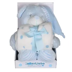 پتو به همراه عروسک مخمل خرس کارترلیب CarterLiebe