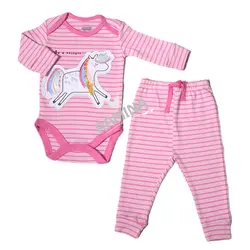 ست بادی آستین بلند و شلوار دخترانه سایز 0 تا 3 ماه ماماز پاپاز Mamas Papas - فروشگاه سیسمونی نوزاد رامینا