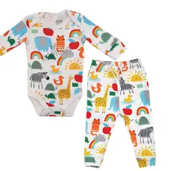 ست بادی آستین بلند و شلوار دخترانه سایز 0 تا 3 ماه ماماز پاپاز Mamas Papas - فروشگاه سیسمونی نوزاد رامینا