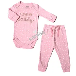 ست بادی آستین بلند و شلوار دخترانه سایز 0 تا 3 ماه ماماز پاپاز Mamas Papas - فروشگاه سیسمونی نوزاد رامینا