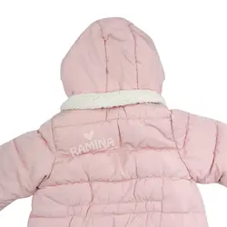 کاپشن سرهمی دخترانه صورتی Mother's babybear - فروشگاه سیسمونی نوزاد رامینا