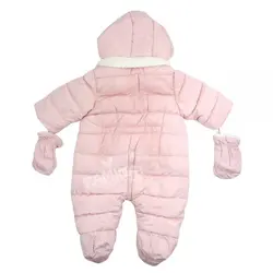 کاپشن سرهمی دخترانه صورتی Mother's babybear - فروشگاه سیسمونی نوزاد رامینا