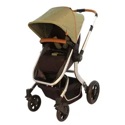 ست کالسکه کریر و ساک لوازم رنگ سبز گوبی بیبی فورلایف BABY4LIFE - فروشگاه سیسمونی نوزاد رامینا