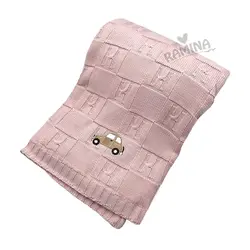 پتو بافت طرح ماشین بیبی فورلایف Baby4life - فروشگاه سیسمونی نوزاد رامینا