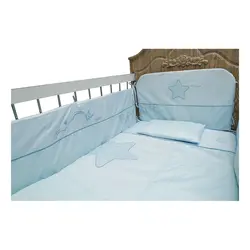 ست رختخواب نوزاد 6 تکه پسرانه طرح ستاره آبی کارترلیب Carterliebe - فروشگاه سیسمونی نوزاد رامینا