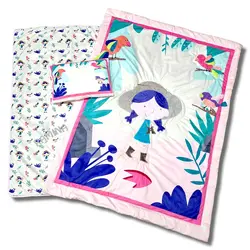 سرویس خواب سه تکه طرح دختر جنگل کد 2007 بیبی فورلایف Baby4life - فروشگاه سیسمونی نوزاد رامینا