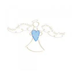 استیکر دیواری اتاق کودک 1893 طرح Guardian Angel-Boy روم میتس Room Mates - فروشگاه سیسمونی نوزاد رامینا