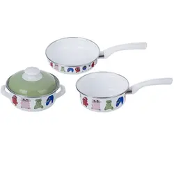 سرویس قابلمه لعابی کودک 4 پارچه ساواشان Savasan - فروشگاه سیسمونی نوزاد رامینا