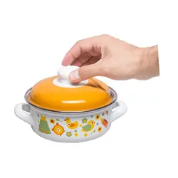 سرویس قابلمه لعابی کودک 4 پارچه ساواشان Savasan - فروشگاه سیسمونی نوزاد رامینا