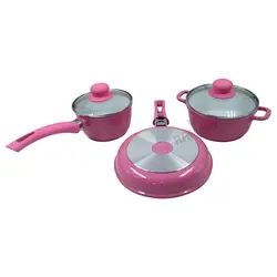 سرویس قابلمه 5 پارچه چدن Die Casting - فروشگاه سیسمونی نوزاد رامینا