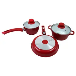 سرویس قابلمه 5 پارچه چدن Die Casting - فروشگاه سیسمونی نوزاد رامینا