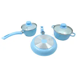 سرویس قابلمه 5 پارچه چدن Die Casting - فروشگاه سیسمونی نوزاد رامینا