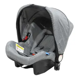 ست کالسکه کریر و ساک لوازم طوسی مدل دلوکس بیبی فورلایف BABY4LIFE - فروشگاه سیسمونی نوزاد رامینا