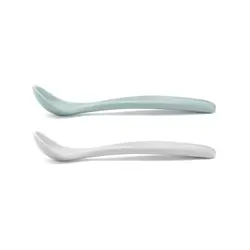 قاشق دو عددی نوزاد ۶+ ماه سواوینکس Suavinex - فروشگاه سیسمونی نوزاد رامینا