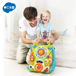 واکر موزیکال سه کاره 2107 هالی تویز Huile toys - فروشگاه سیسمونی نوزاد رامینا