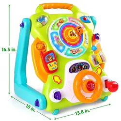 واکر موزیکال سه کاره 2107 هالی تویز Huile toys - فروشگاه سیسمونی نوزاد رامینا