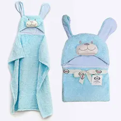 پتو دورپیچ کلاه دار عروسکی نوزاد طرح سگ ایس ایز Isiz - فروشگاه سیسمونی نوزاد رامینا