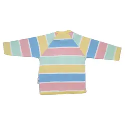 مانتو نوزادی طرح راه راه زرافه به آوران Behavaran - فروشگاه سیسمونی نوزاد رامینا