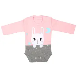 ست زیر دکمه ای با شلوار طرح خرگوش تکه دوزی برگ سبز Barge Sabz - فروشگاه سیسمونی نوزاد رامینا