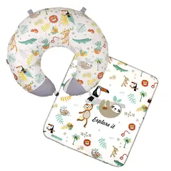 ست بالش تامی پیلو و زیرانداز تعویض طرح جنگل دی روحه Die Ruhe - فروشگاه سیسمونی نوزاد رامینا