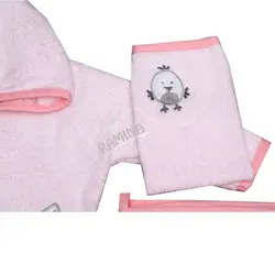 ست حوله نوزادی 5 تکه دخترانه طرح خرگوش و جوجه مادرکر Mothercare - فروشگاه سیسمونی نوزاد رامینا