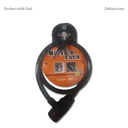 قفل دوچرخه و موتورسیکلت سر پلاستیکی گوشن